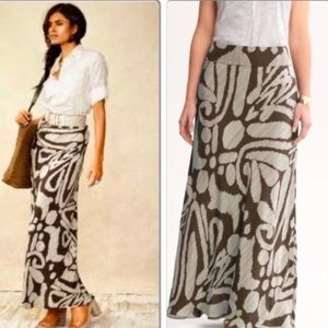 SILK LONG SKIRT